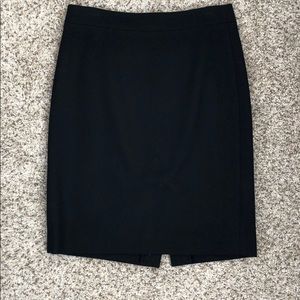 Black pencil skirt